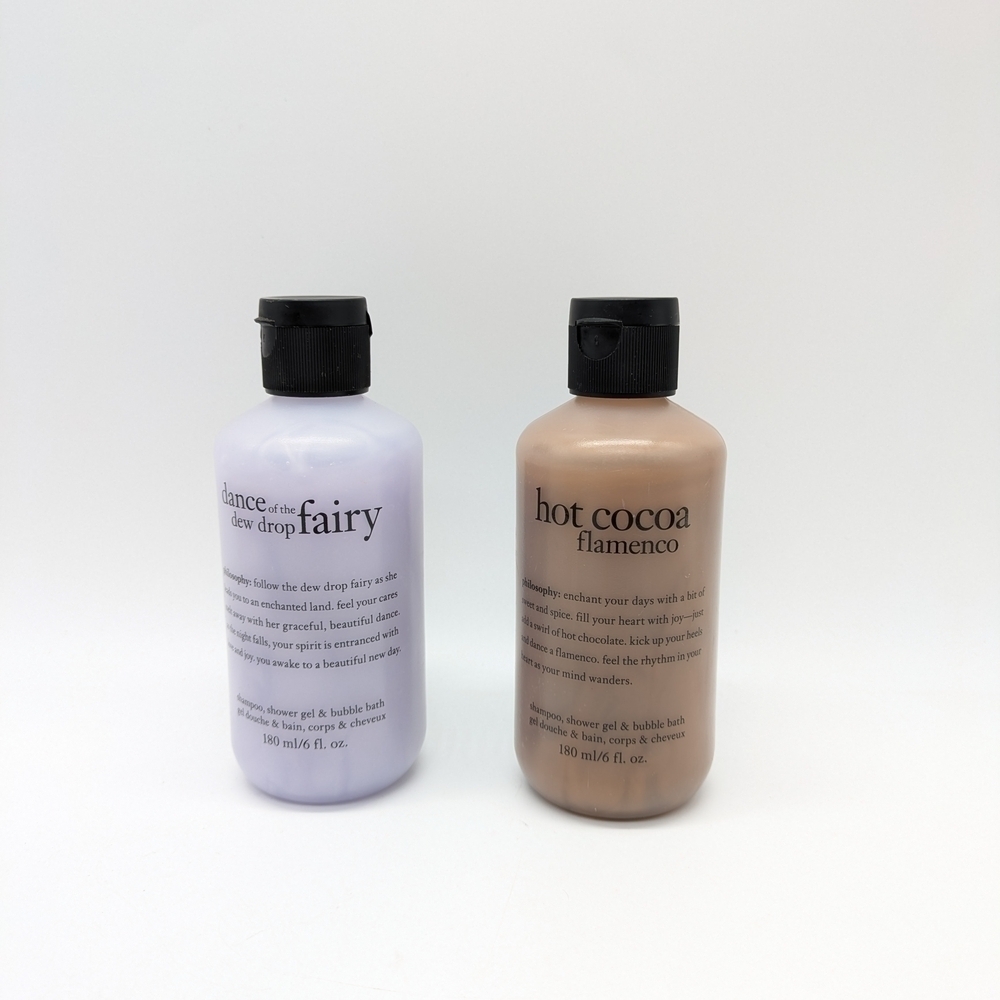 Philosophy Dance Of The Dew Drop Fairy Hot Cocoa Flamenco 3 In 1 Shower Bath 6oz